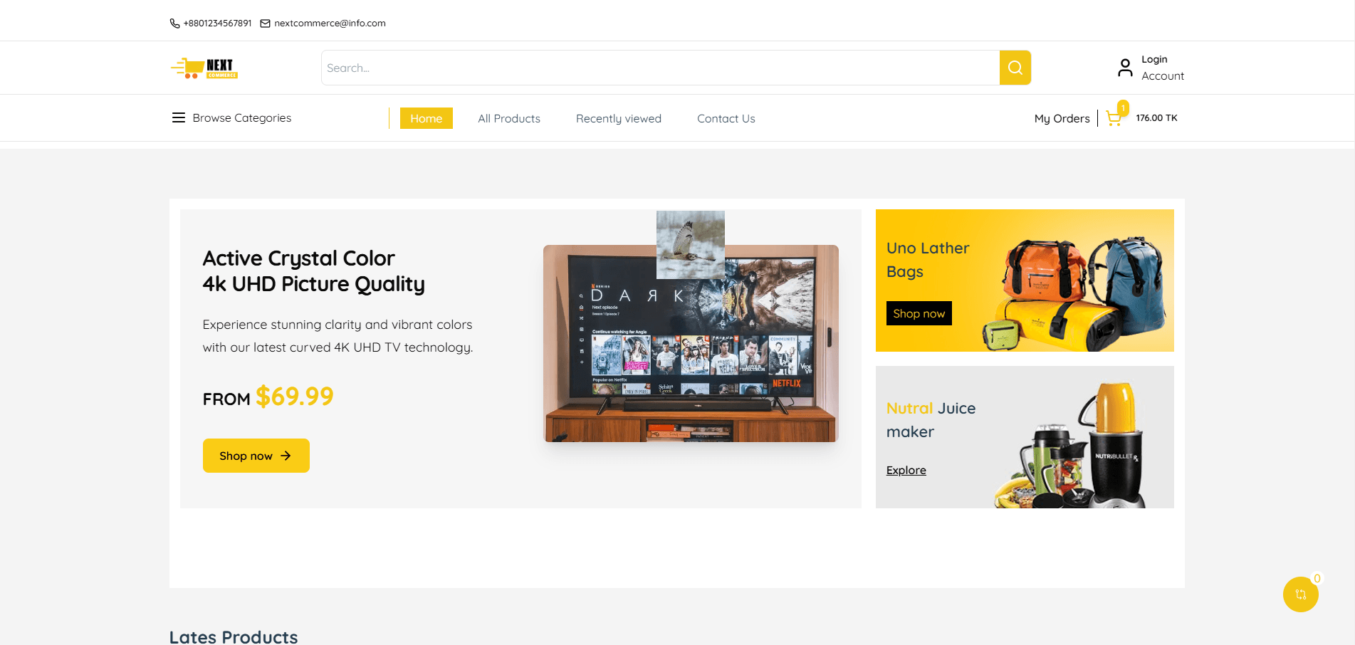 Next Commerce - Multi Vendor E-Commerce Platform